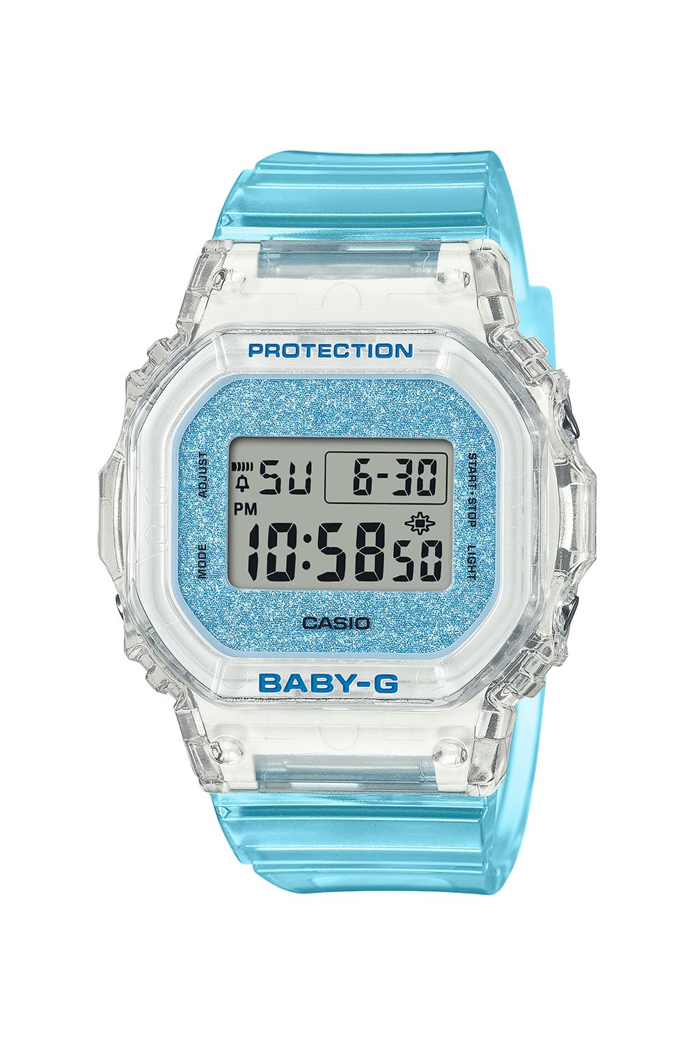 ビ*ー様 BABY-G 　BABY-GBGD-565SJ-2JF　水色　スケルト BGD565SJ-2 | BABY-G DIGITAL Blue, Light blue | CASIO