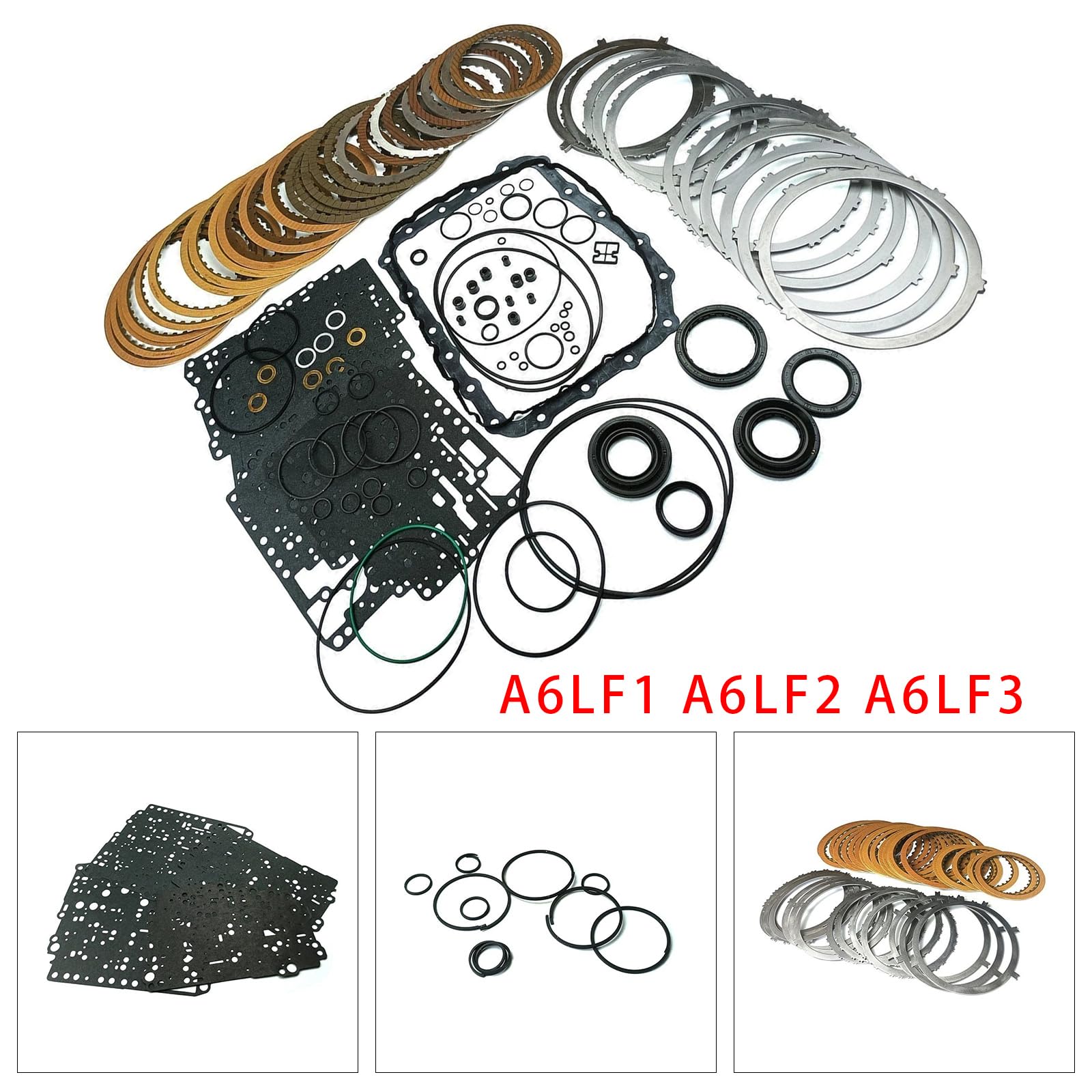 A6LF1 A6LF2 A6LF3 Transmission Master Rebuild Overhaul Kit