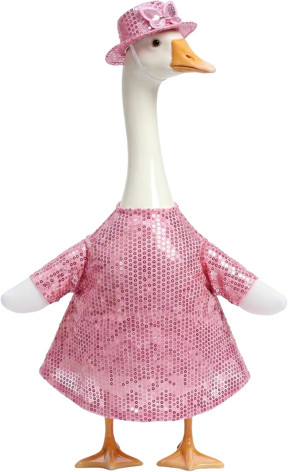 Disco Glitter Porch Goose Outfit Retro Rock 80s Party 23inch Goose Costume