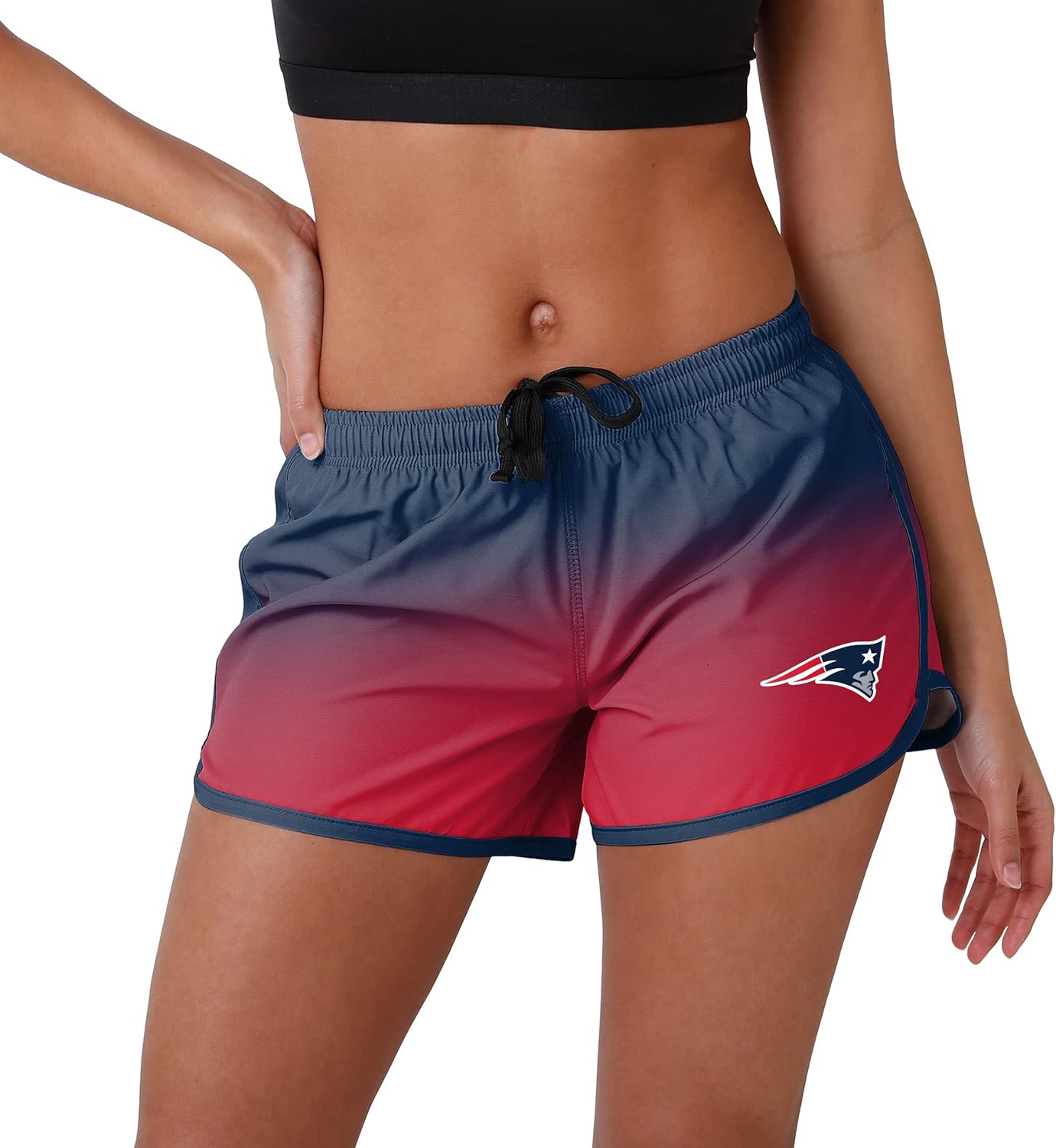 FOCO NFL Womens NFL Team Logo Ladies Running Shorts