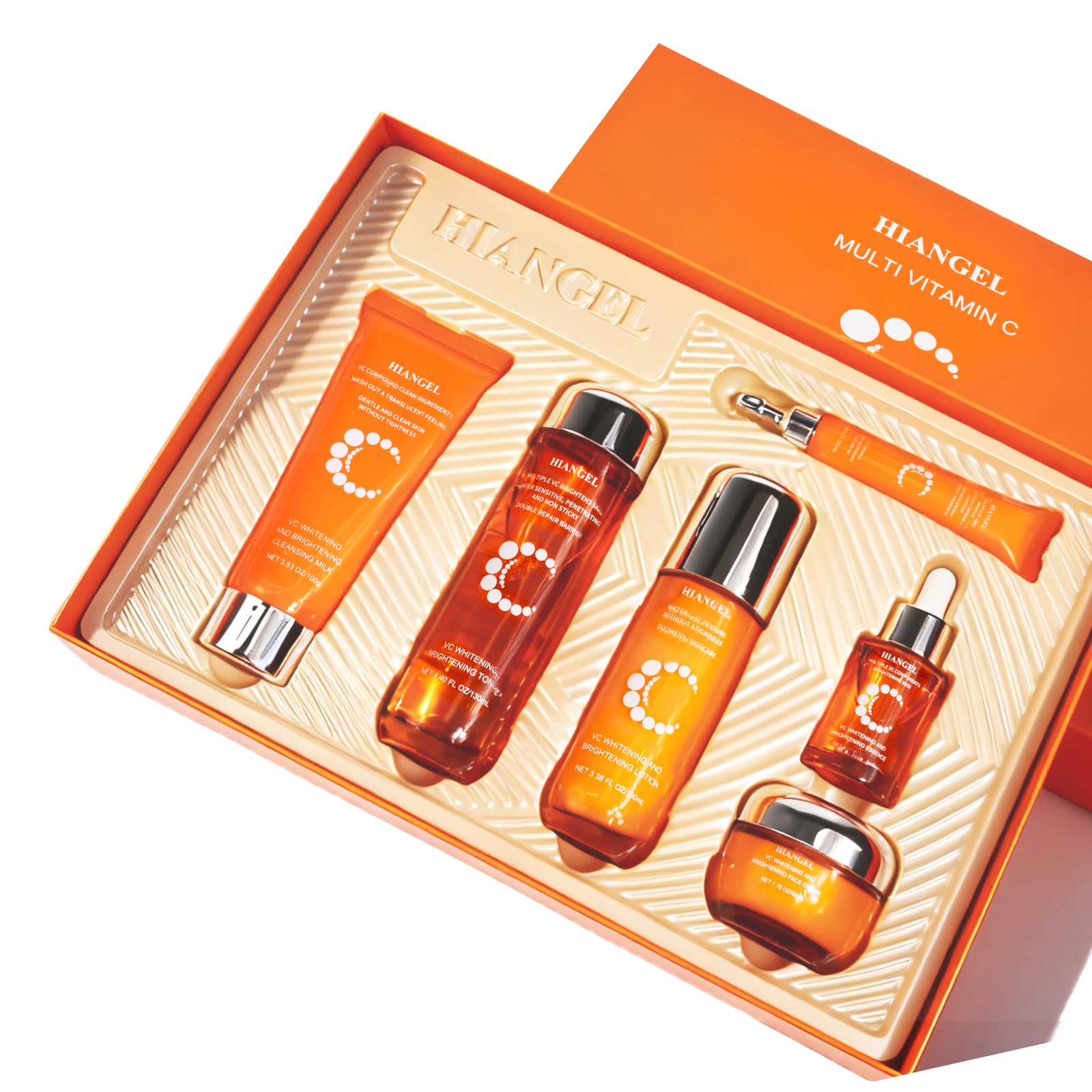 Amazon.com : 6-Pc 5X Vitamin C Skincare Set - Brightening Face
