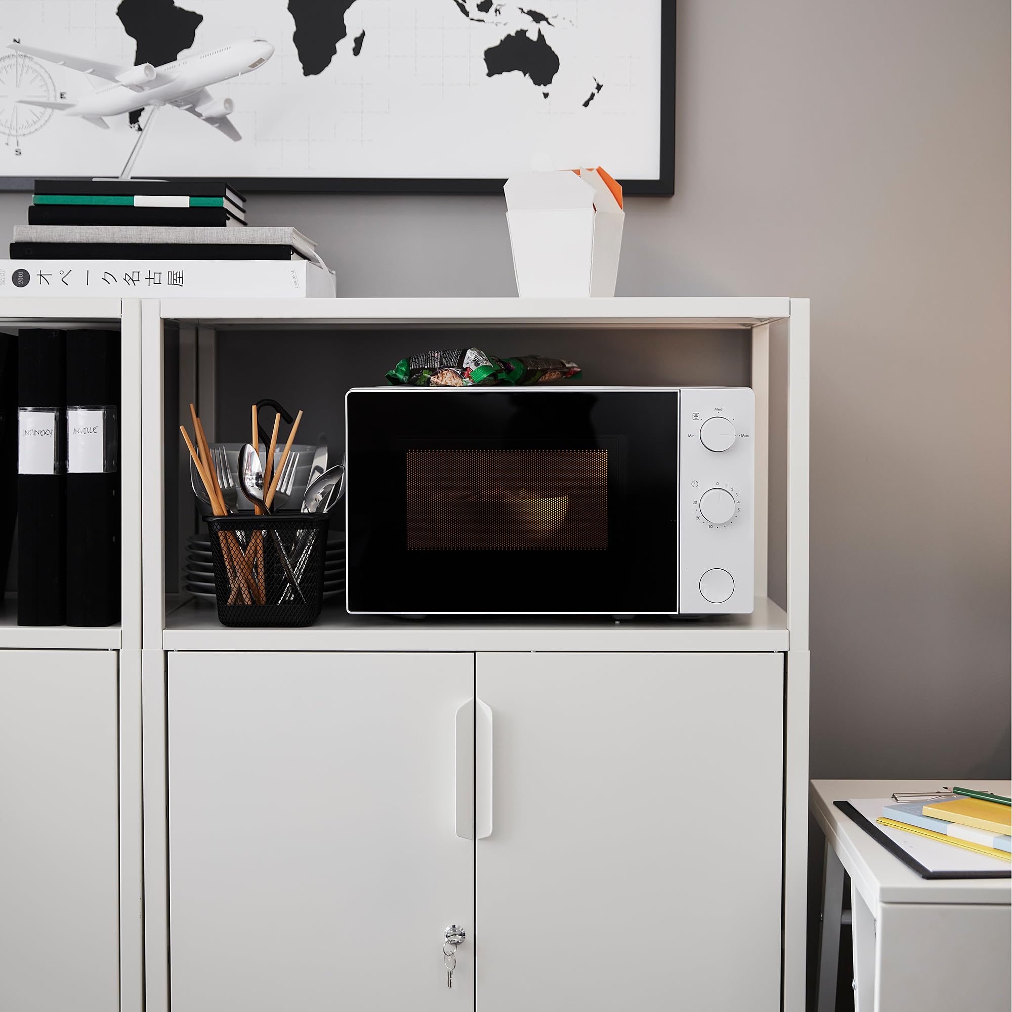 IKEA Trotten Armoire avec portes, 70 x 35 x 110 cm, blanc