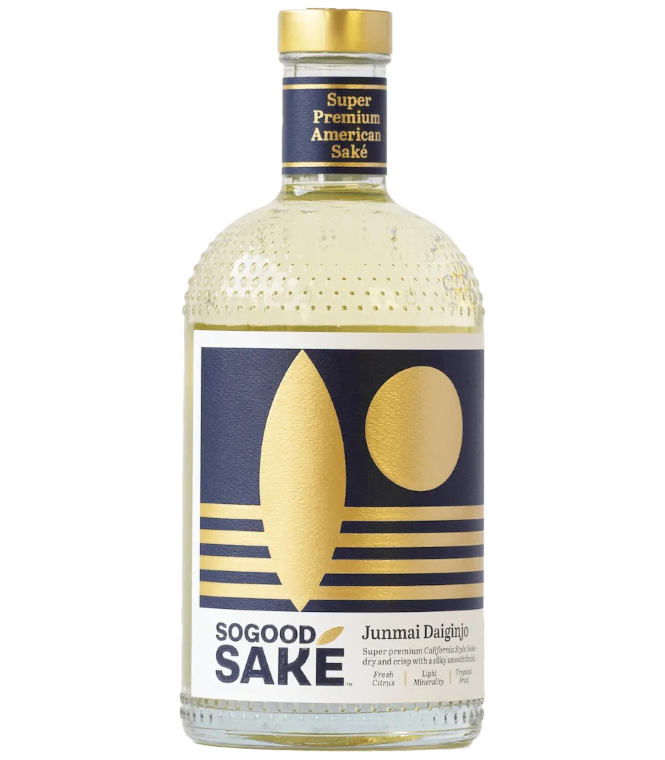 SoGood Saké - Junmai Daiginjo - 75cl, 15.5% ABV - Super Premium Californian Take on Traditional…