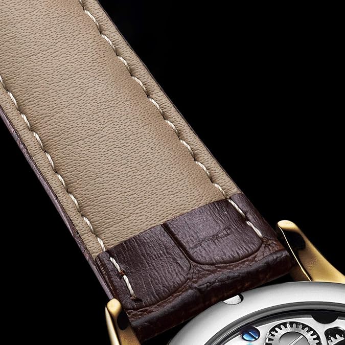 TOURBILLON Watches Men Mechanical Nebula Blue Face
