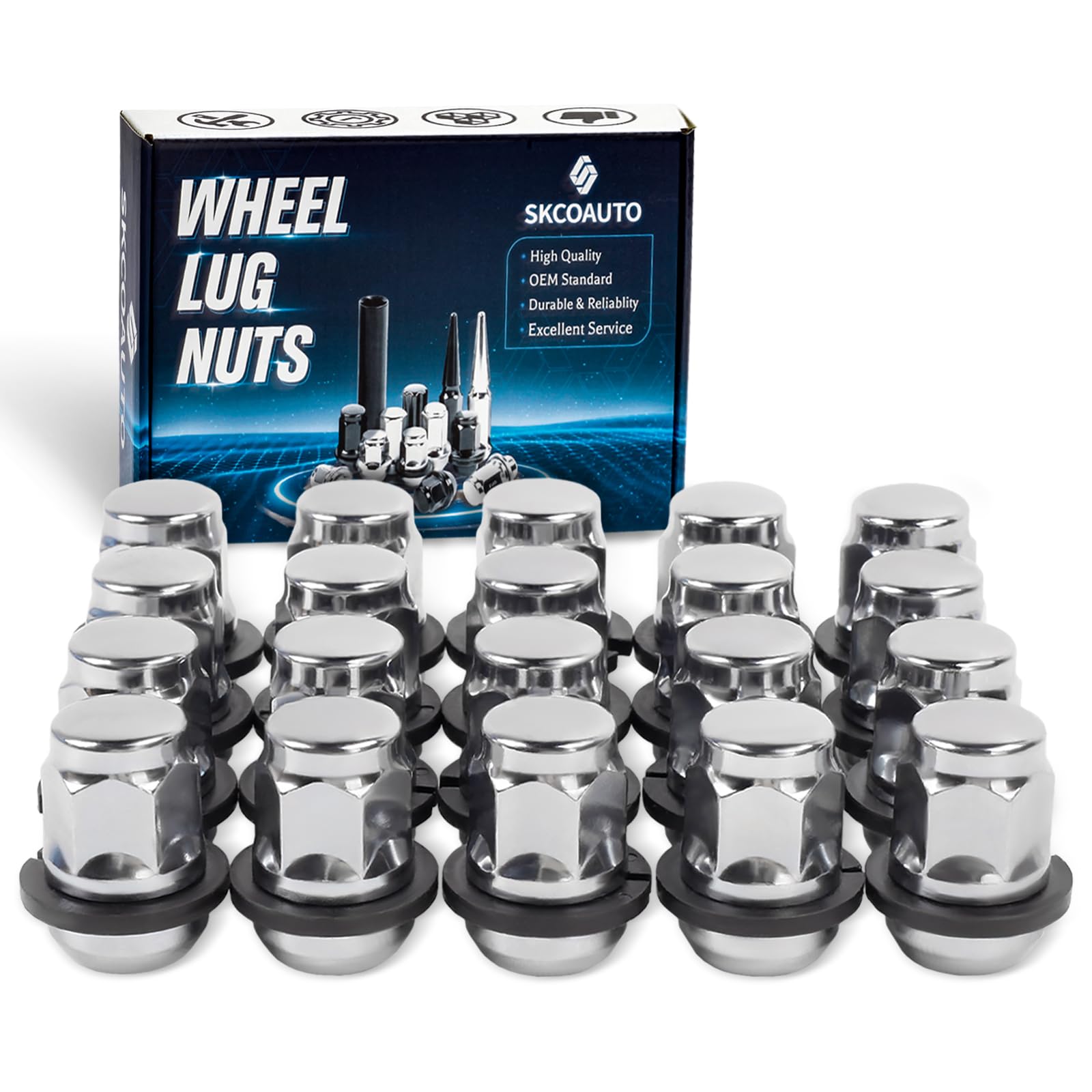 M12x1.5 Lug Nuts 20PCS for Accord