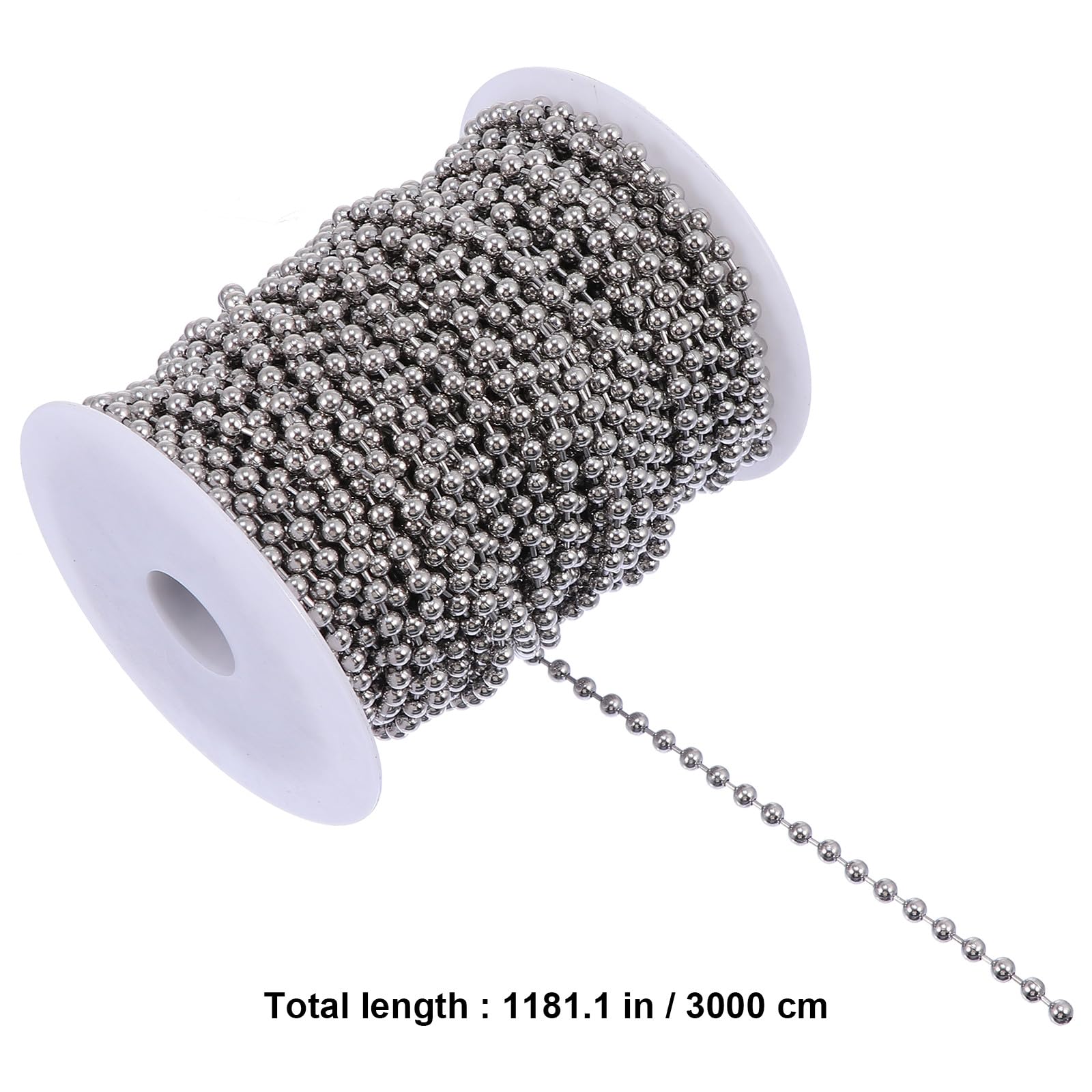 Stal Nierdzewna Beaded Chain Do Biżuterii Rękodzieło Rozszerzenie Łańcucha Komfortowe Gładkie Do Naszyjnika i Projektów DIY