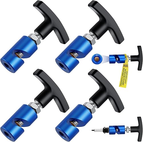 Miniatura 8 de Pinza de bujía para capó de automóvil de 0.55 pulgadas con punta de latón, soporte universal para puntal de capó, abrazadera de soporte de