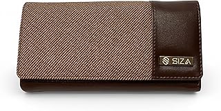 Siza Women’s Premium Long Wallet | PU Leather Clutch with Multiple Card Slots, Cash, Coin Holder, Zipper Pocket &amp; Trifold ...