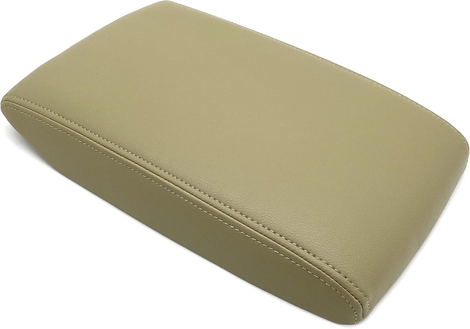 Ezzy Auto Beige Leather Center Console Armrest Lid Cover Center Console Armrest Box Cover fit for 2009 2010 2011 Toyota Highlander