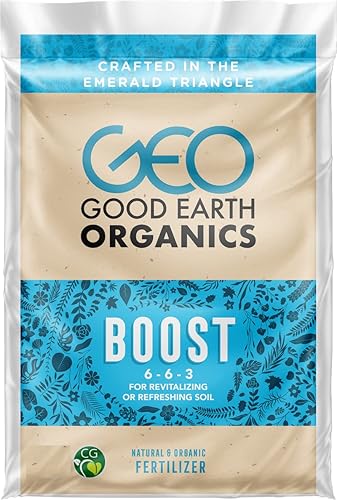 Fertilizante orgánico - Granular - The Good Earth Organics Boost 6-6-3 5 libras