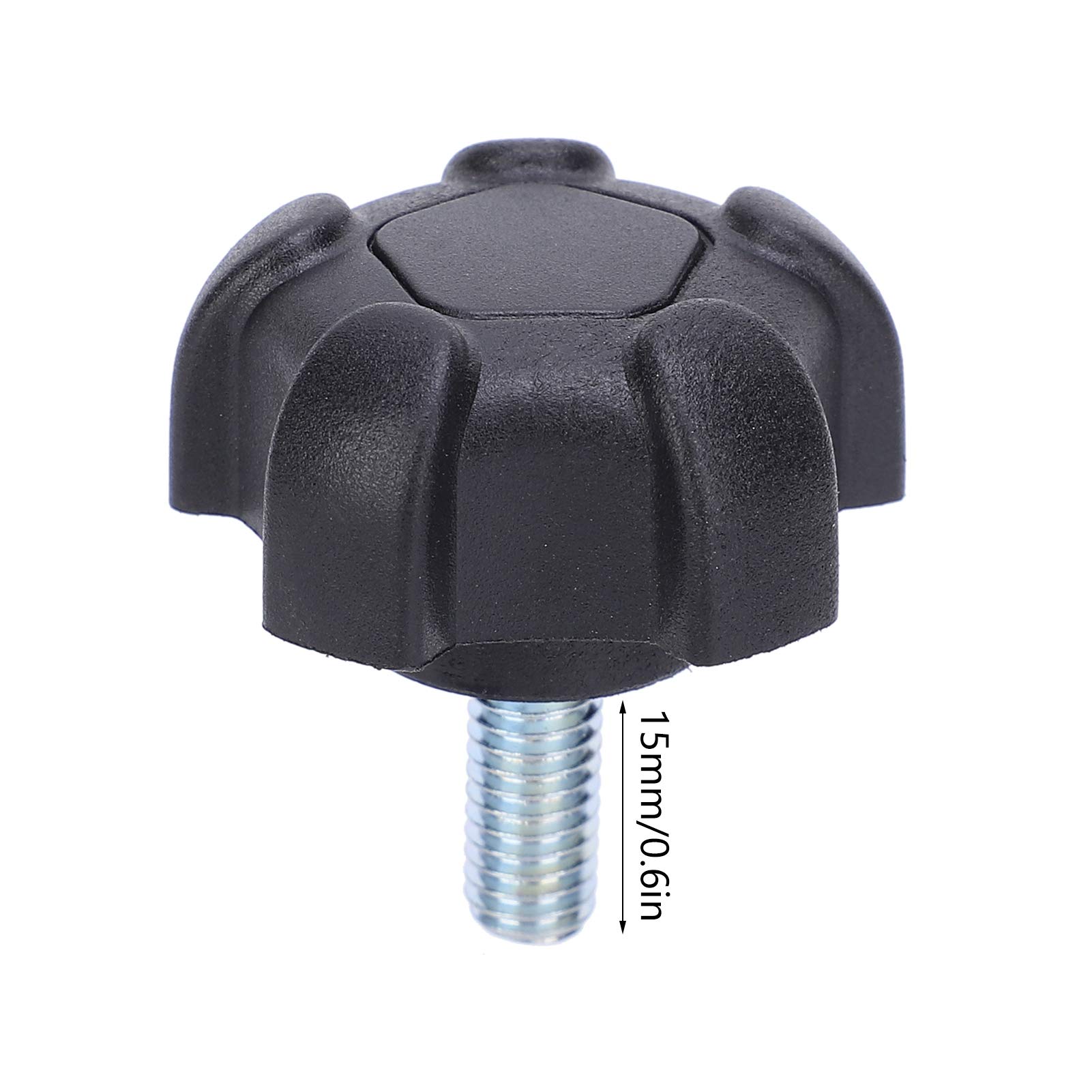 M6-15 Threaded Clamping Button, Laborsaving Hand Star Button for Screwing on