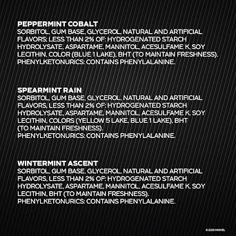 (15 Pack) 5 GUM Peppermint, Spearmint, Wintermint Sugar Free Chewing Gum Variety Pack, 15 Stick