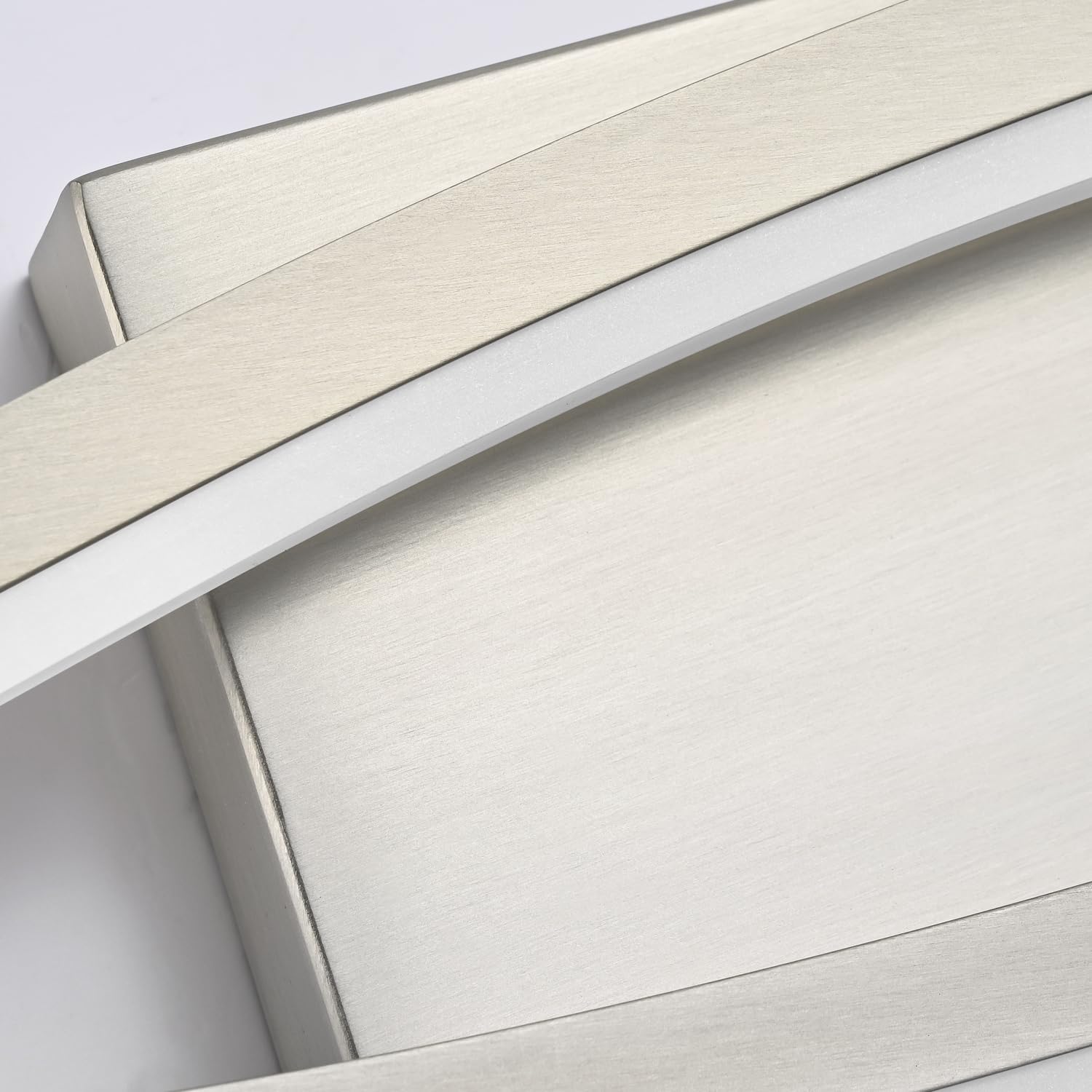 PRESDE 48 Inch LED Bathroom Vanity Light Bar, Modern Brushed Nickel Wall Lighting Fixture Over Mirror Dimmable