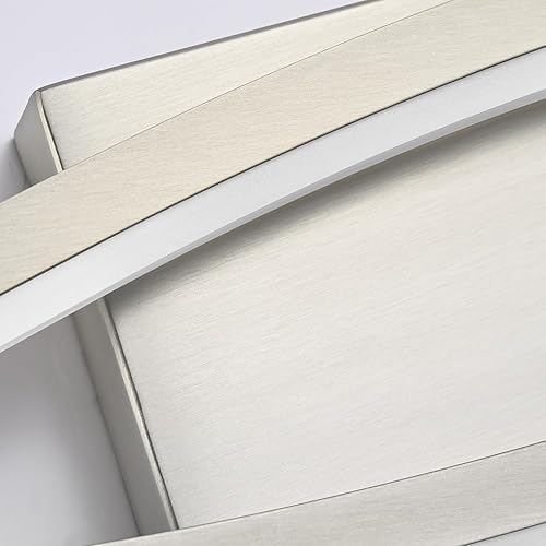 Miniatura 3 de PRESDE Lámpara LED de tocador de baño de 24 pulgadas, moderna lámpara de pared de níquel cepillado sobre espejo regulable