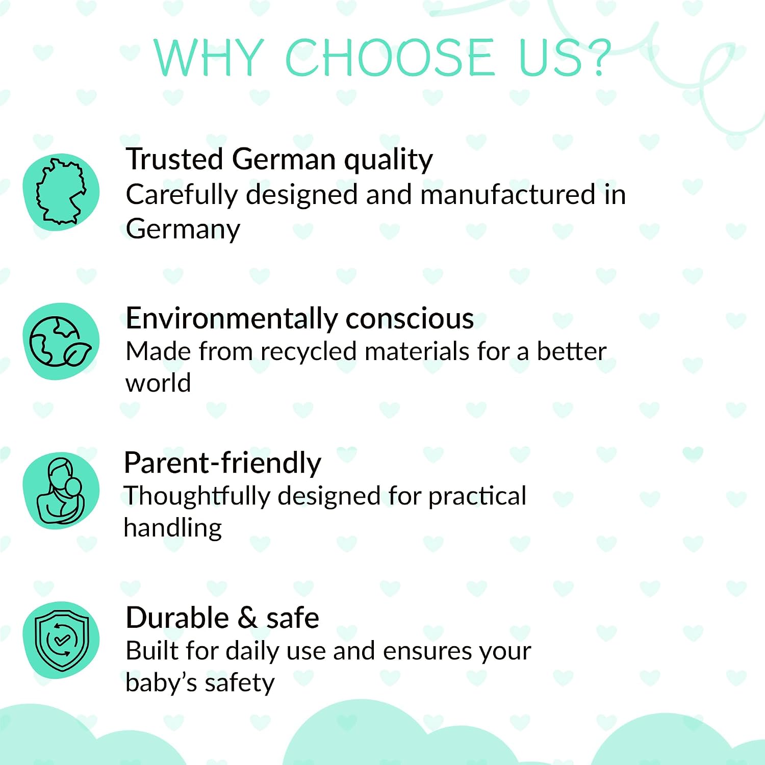 Baby Potty for Elimination Communication (Forest Green), Diaper-Free Training, Baby Potty Toilet, Portable Potty for Boys & Girls up to 1 Year, Baby Accessory, Made in Germany.
