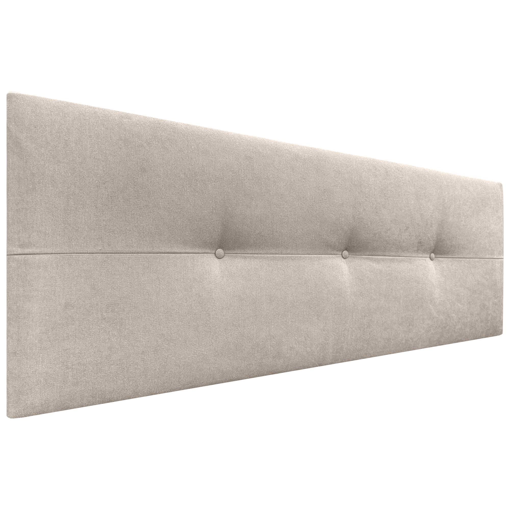 DHOME Cabecero de Polipiel o Tela AQUALINE Pro cabeceros Cabezal tapizado Cama Lujo (Tela Beige, 135cm (Camas 120/135/140))