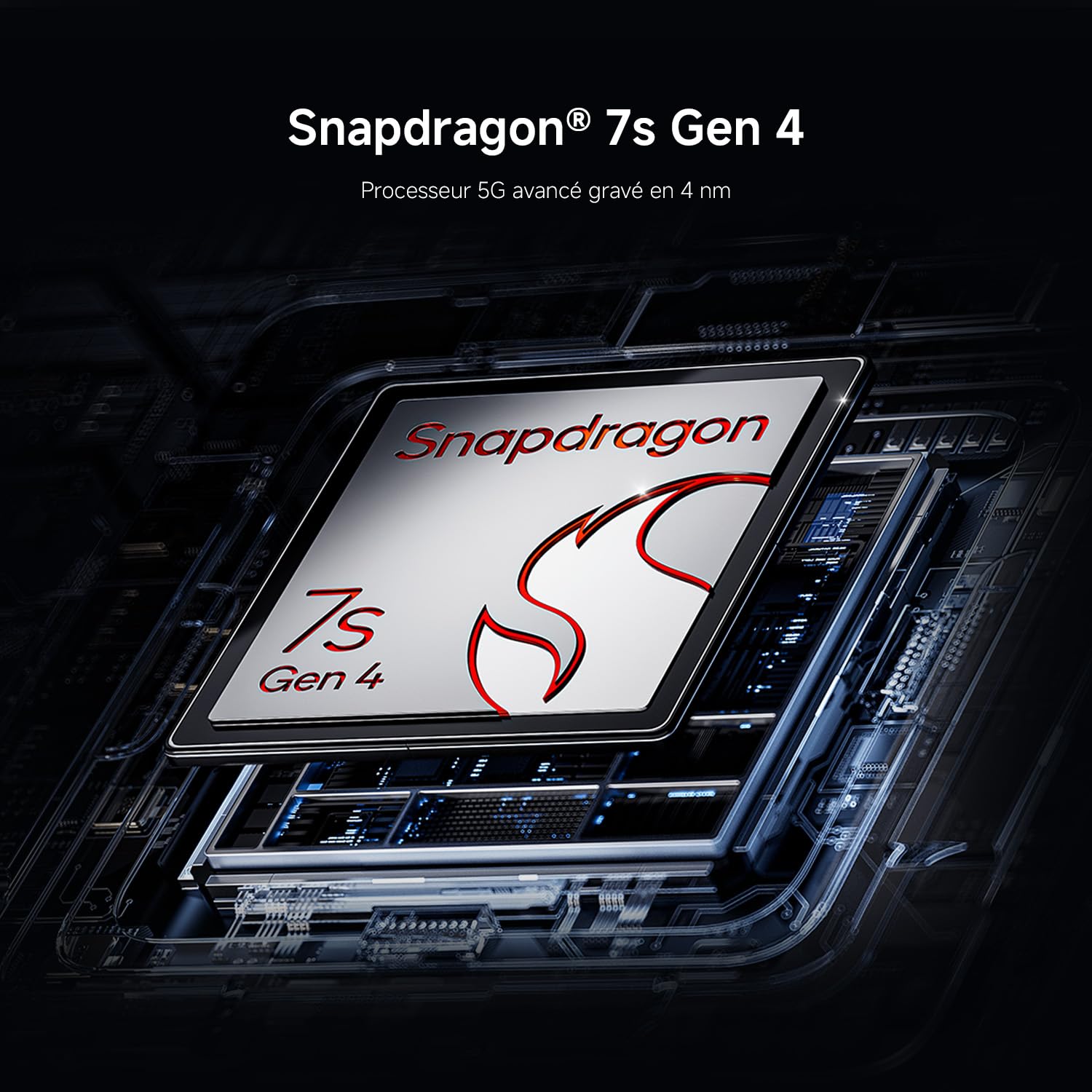 XIAOMI POCO M8 Pro Smartphone 8＋256 Go Snapdragon® 7s Gen 4 - Noir | Écran AMOLED CrystalRes 1,5K 6,83", caméra 50 Mpx Light Fusion 800 stabilisée, 2 ans de garantie, chargeur non inclus