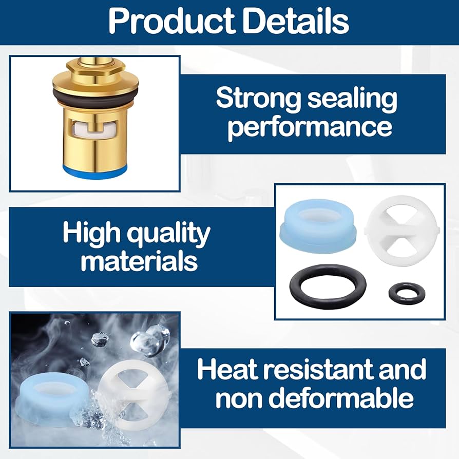 Tap Valve Cartridge Replacement Ceramic Disc Turn Basin Water Mixer Tap