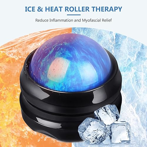 Vista 3 de Bola de rodillo de masaje, masajeador de cuello para aliviar el dolor, herramienta de masaje de tejido profundo, alivio muscular del dolor, drenaje