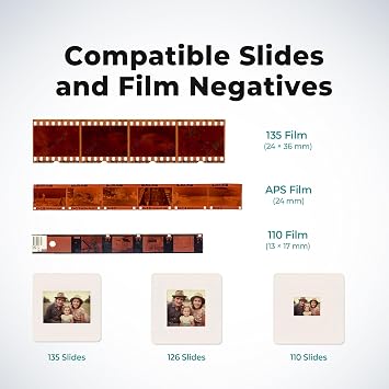 Plustek eFilm V - Slide & Negative Scanners, Convert 35mm / 110 / APS