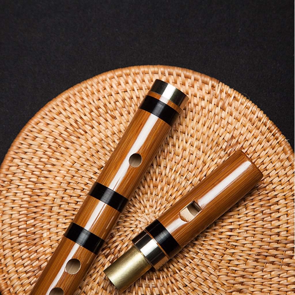 Flute Clarinet Beginner Bamboo Flute 6 Hole Professional Playing Clarinet Introduction Flute Bamboo Flute C Flute Musical Instrument (Size : E Tone)