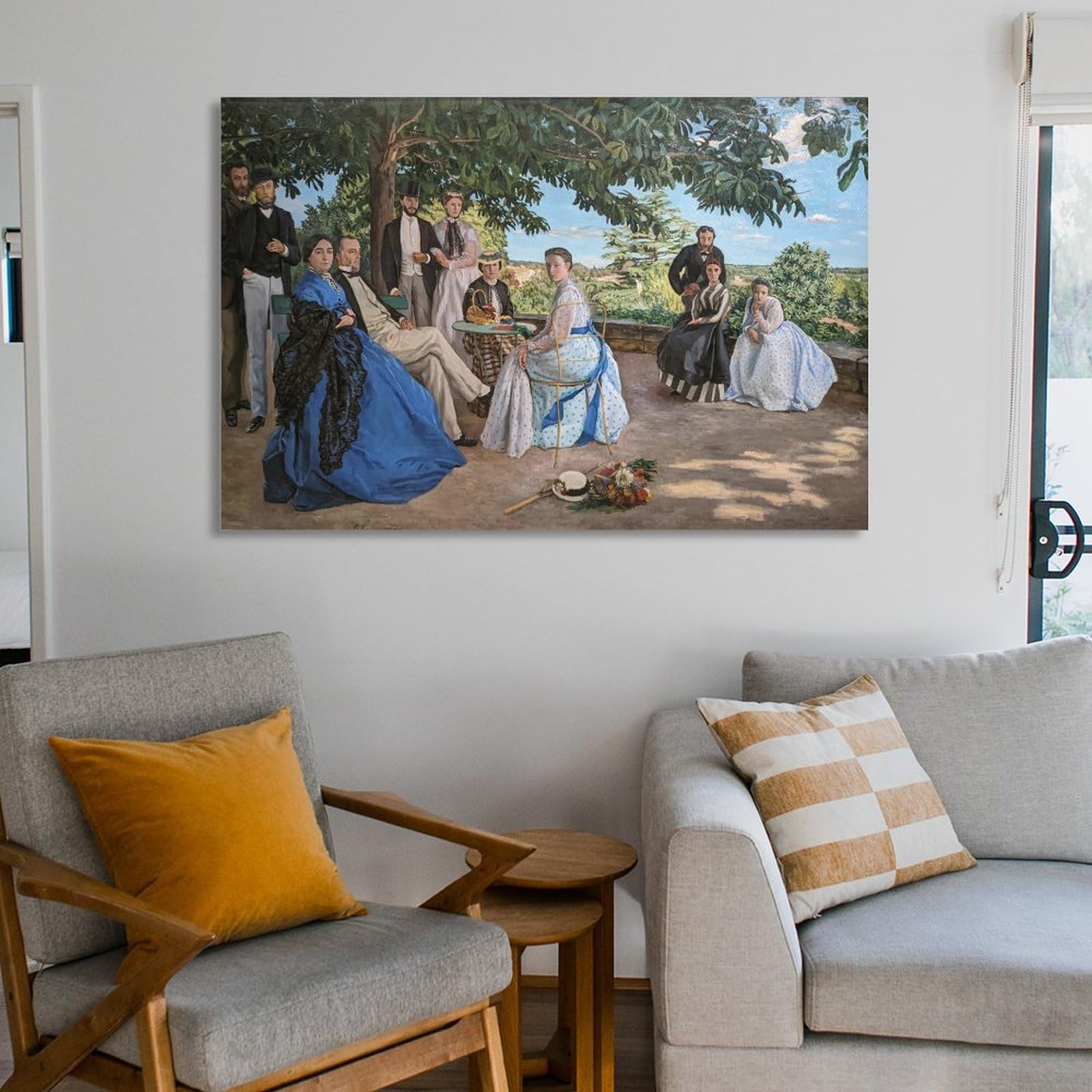Amazon.com: Frederic Bazille Family Reunion World Famous Painting