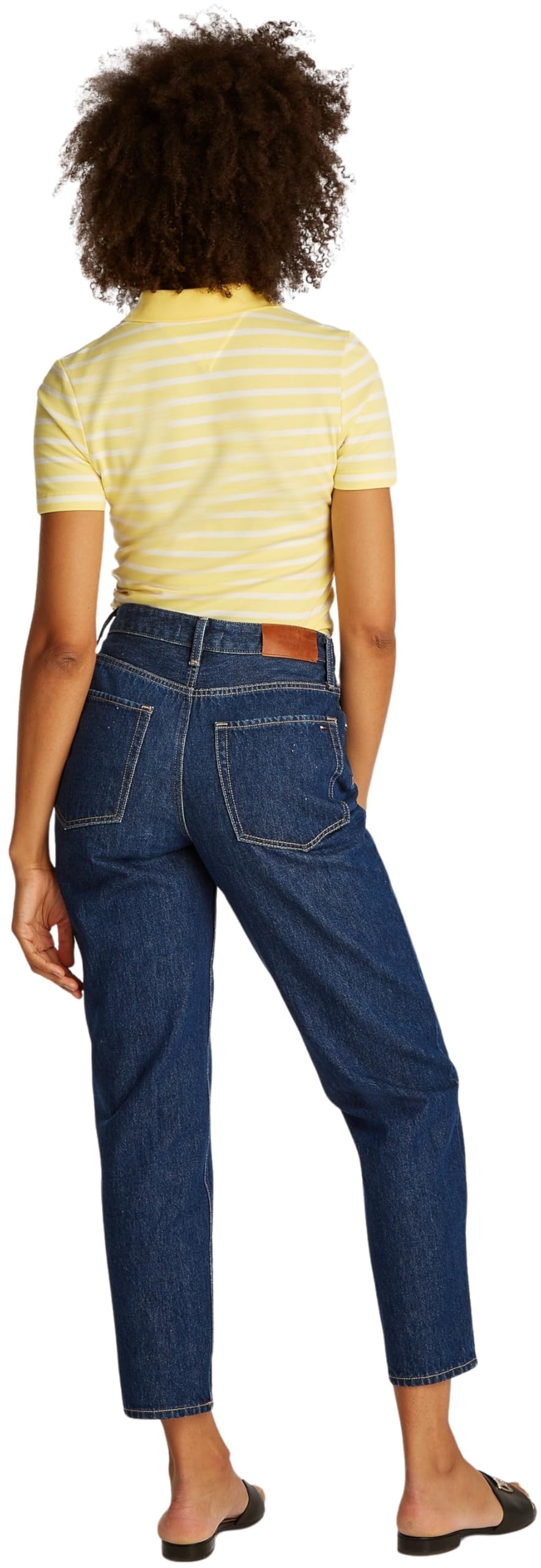 Tommy Hilfiger Damen Jeans Hose Tapered Ace Mid Rise