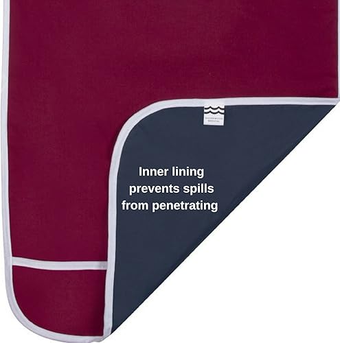 Miniatura 3 de Adult Bib for Eating Waterproof Clothing Protector with Crumb Catcher Machine Washable