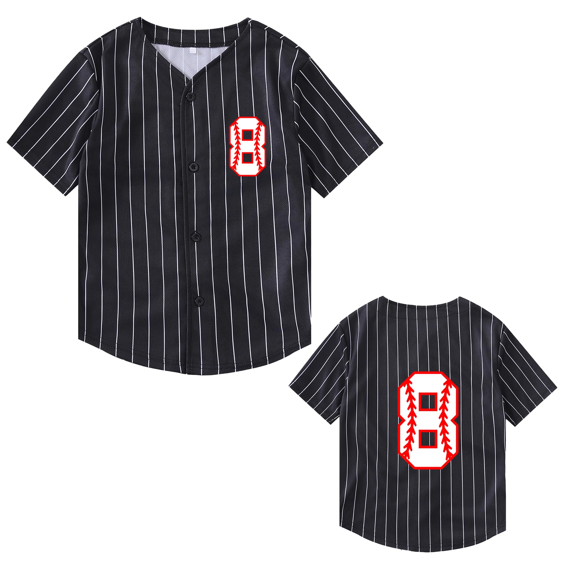 Yuji Itadori Kids Baseball Birthday Shirt 7th 8th 9th 10th Year Old Toddler Boys Girls Shirts Birthday Clothes