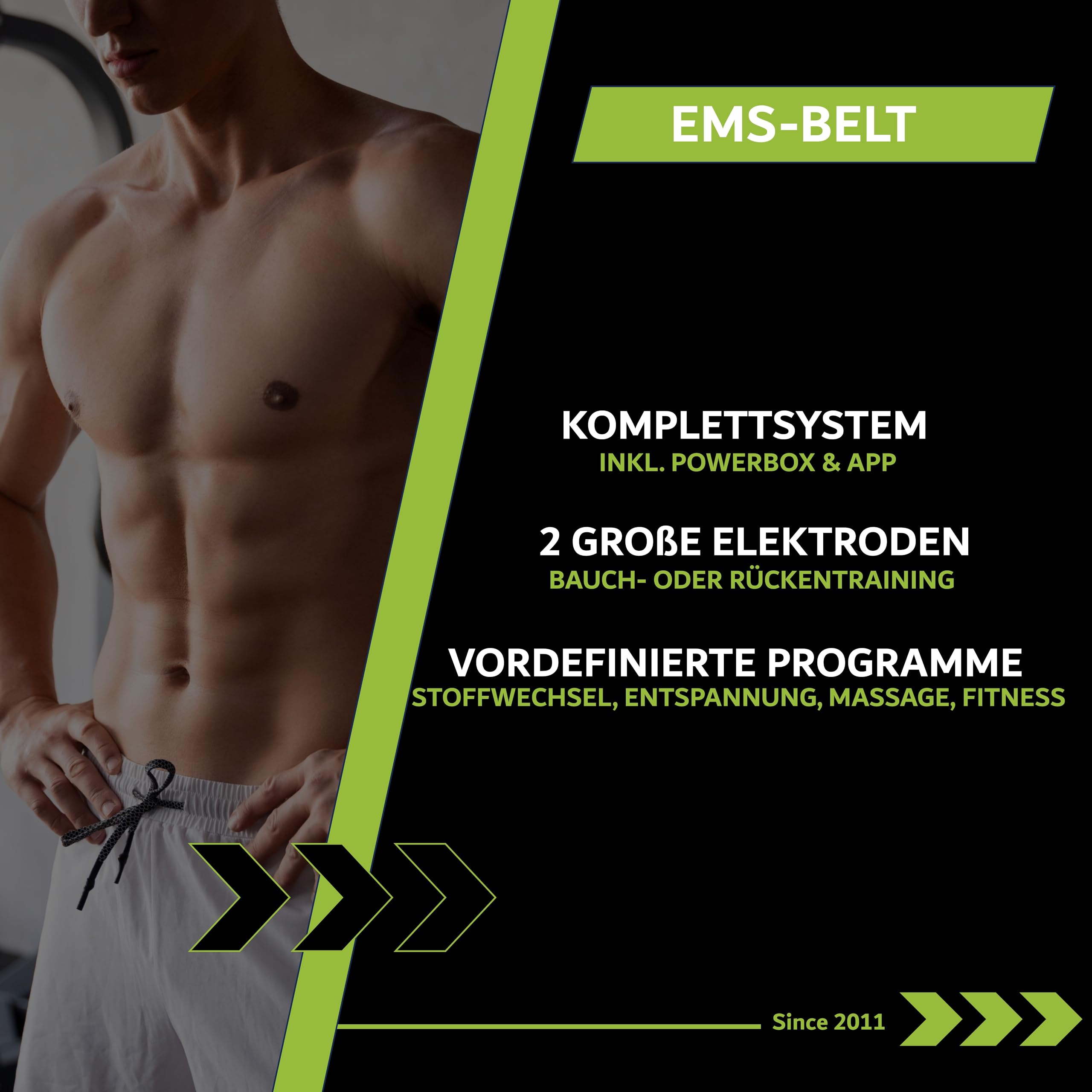Eaglefit Unisex – Erwachsene Belt Bauchmuskeltraining, Schwarz, Einheitsgröße EU