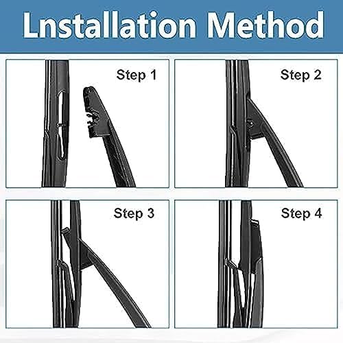Miniatura 6 de Limpiaparabrisas trasero y brazo de limpiaparabrisas para Opel para Zafira 1999-2005 Limpiaparabrisas trasero del coche