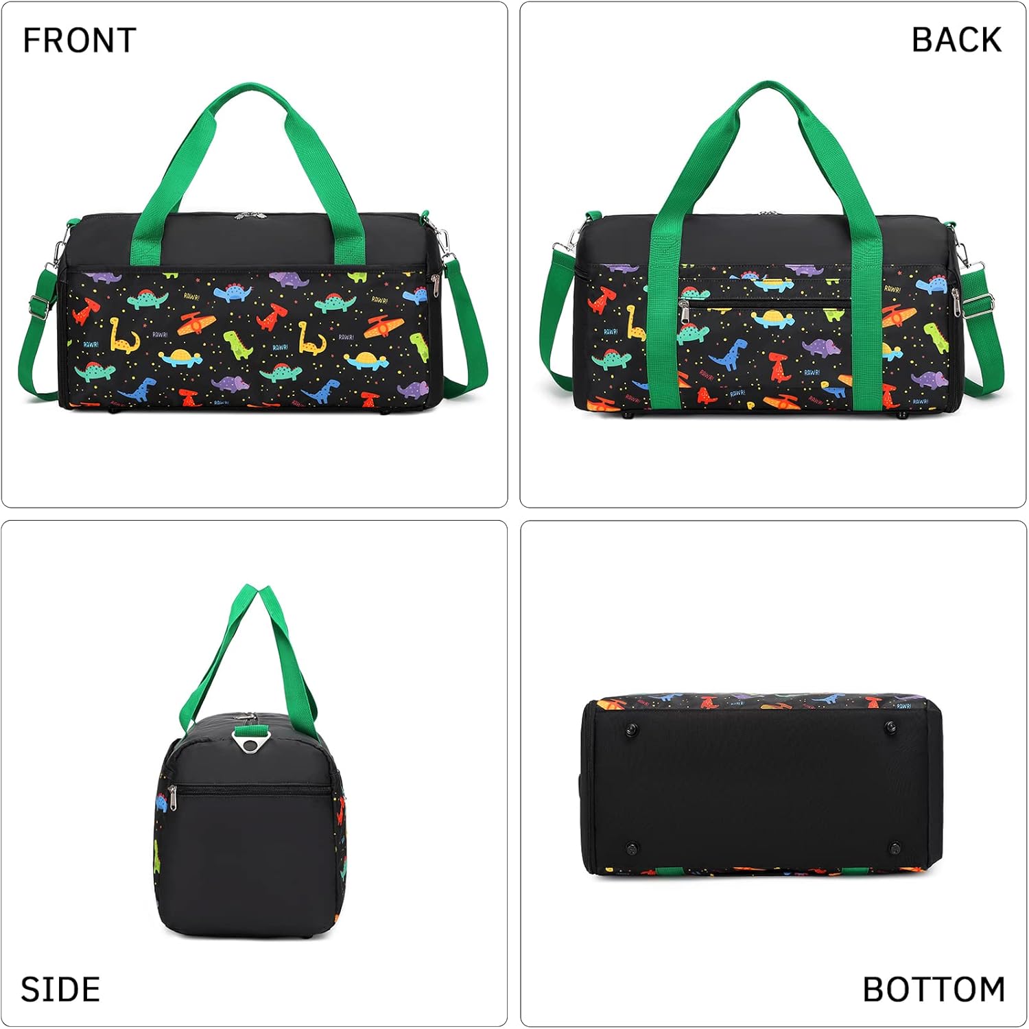 Mygreen Kids Duffle Bag Girls Travel Overnight Bag Toddler Baby Mermaid Duffel Bag Child Carry On Weekender Gym Sleepover Bags Gift Purple