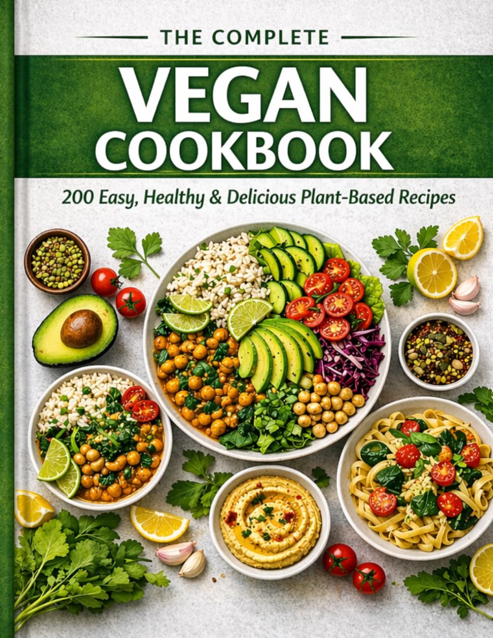 The Complete Vegan Cookbook: 200 easy, healthy, and flavorful plant-based recipes