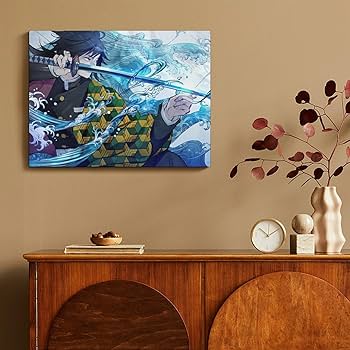 鬼滅の刃 冨岡義勇 額装品 アートパネル Amazon.co.jp: アートパネル 鬼滅の刃 水柱 冨岡義勇 装飾画
