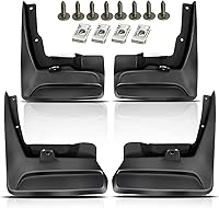 Vista 1 de YHTAUTO Juego de 4 protectores contra salpicaduras para Toyota Sienna 2011 2012 2013 2014 2015 2016 2017, no apto para modelo SE, delantero