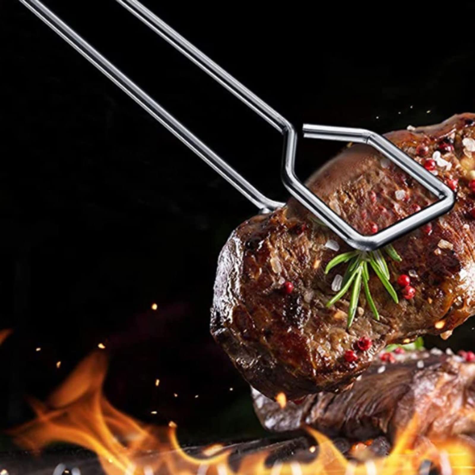Grillbeutel-Clips für Lebensmittel, Grillzange, Küchenzange, Clip-Klemme, Edelstahl, Lebensmittelzange, Kochschere, Zange, Buffetzange
