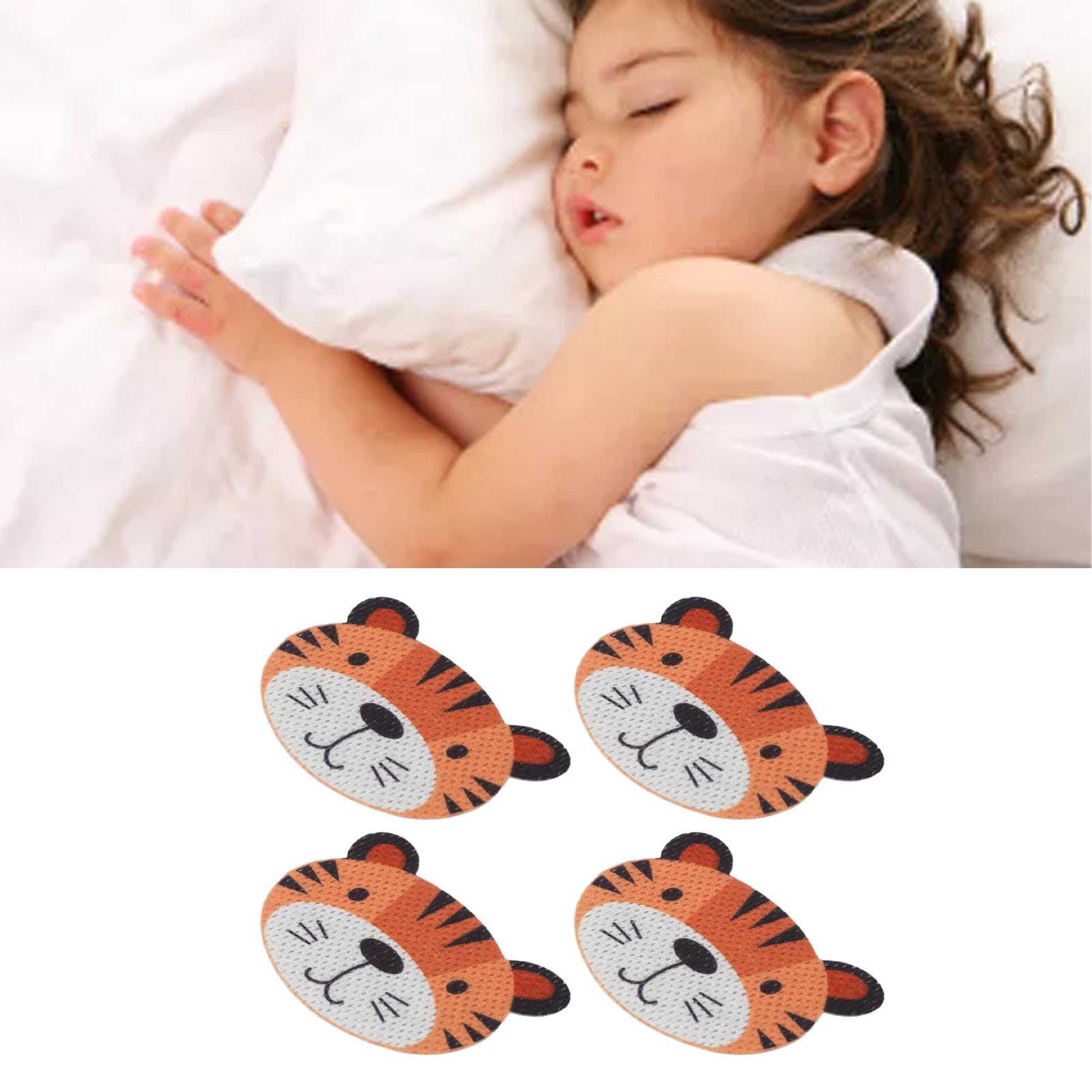30 Piezas de Cinta para la Boca para Dormir para Niños, Tela No Tejida Suave y Transpirable para Dormir, Tira para la Boca, Cinta Antironquidos para la Boca para Entrenar la