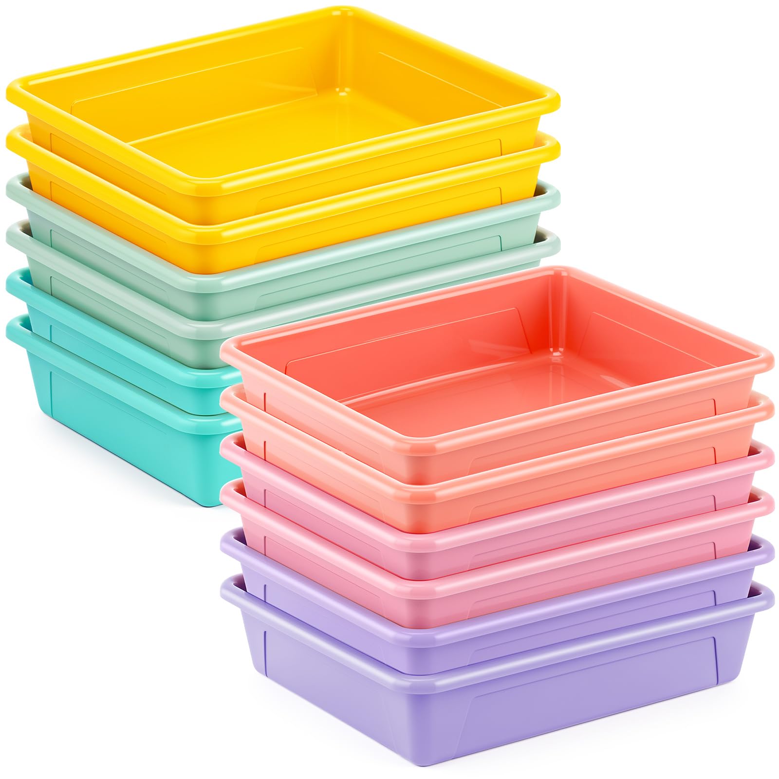 Plateau de rangement empilable pour stopper le désordre de bureau