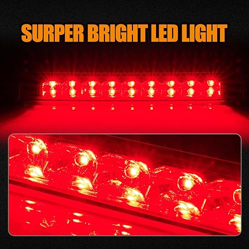 Miniatura 267 de Tercera tercera luz de freno para Chevy Silverado 1999-2006/GMC Sierra 1500 2500 3500HD, 2007 Silverado/Sierra Classic Modelo LED Time Tunnel