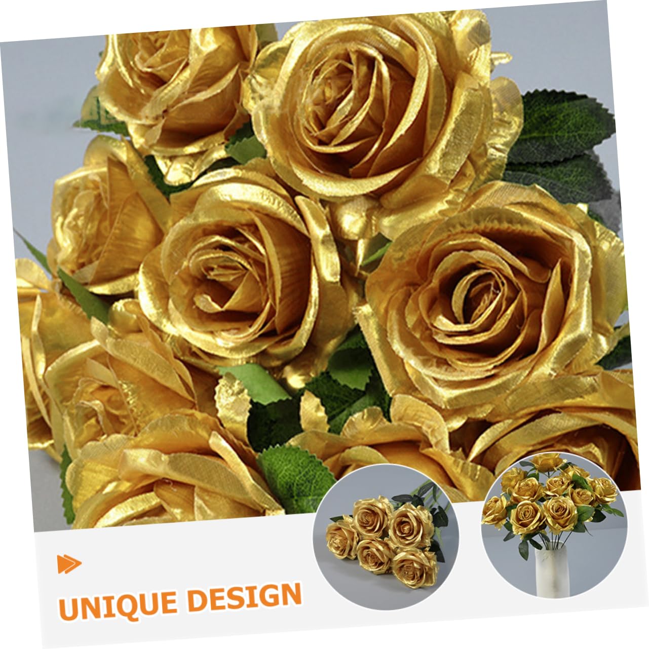 PRETYZOOM 4 Racimos De Cestas Colgantes De Rosas Florero De Rosas Artificiales Flores De Rosas Artificiales Decoración De Rosas Floreros Flores para Centros De Mesa Adornos Navideños