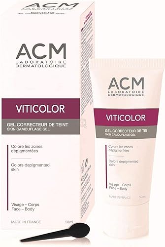 ACM Laboratoire Gel de Camuflaje Viticolor para Piel Vitiliginosa 1.7 fl oz. GRATIS P&P Skin Beauty Gift