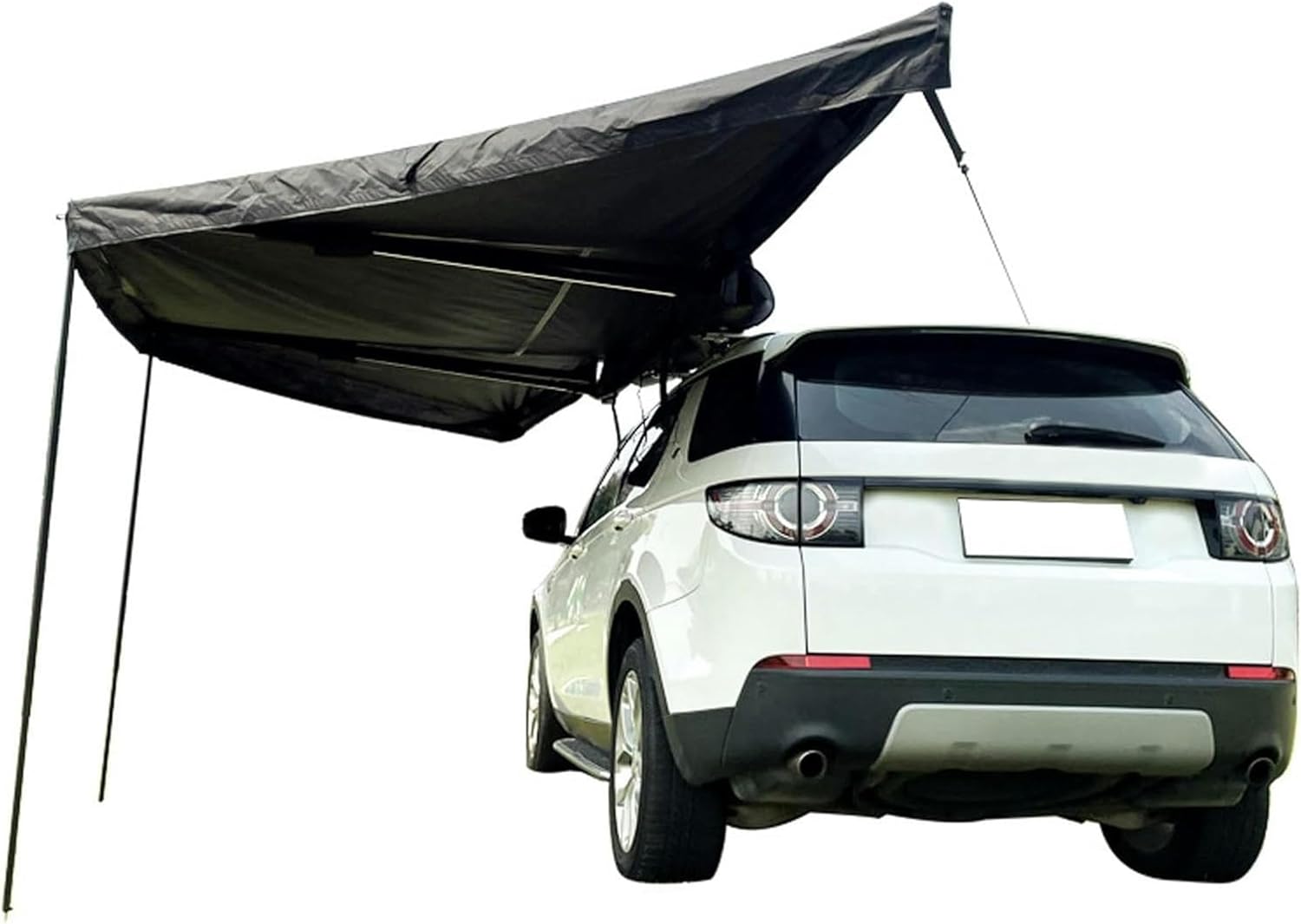 AMNOOL 180 Car Awning, Camper Awning, Lightweight Assembly in Black, Universal Car Holder for Off -Road Cars (Size: Radius 250cm)