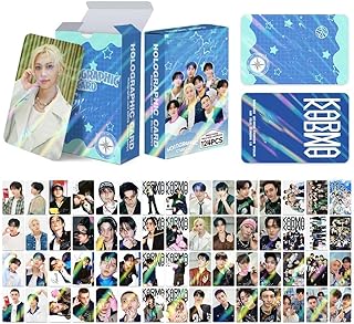 124Pcs SKZ Photocards, Blue StrayKids Merch Set, Collectible K-Pop Idol Photo Portraits, for Fans and Collectors
