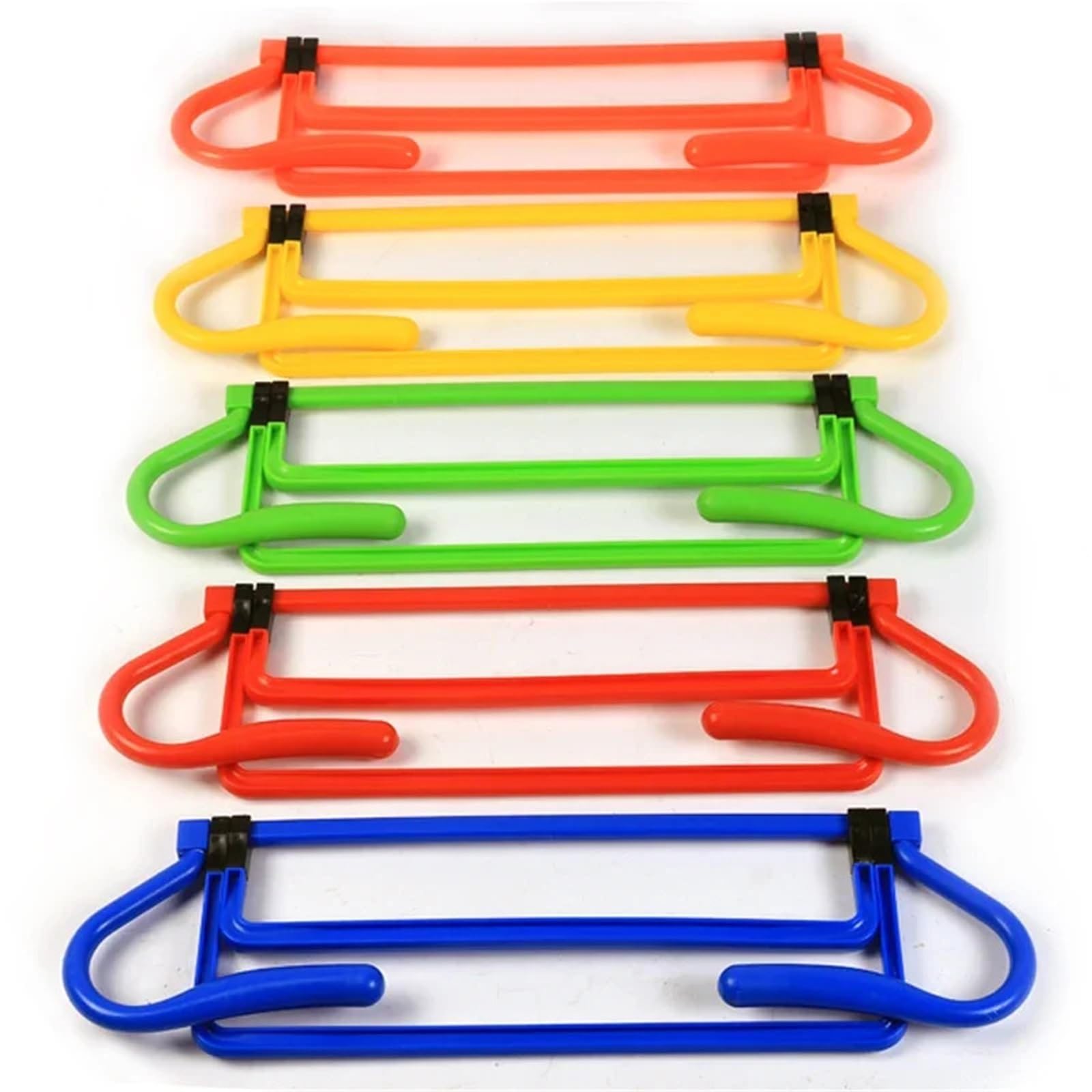 Vallas De Agilidad 1PC Four-Speed Color Adjustable Hurdle Multi-Functional Small Hurdle Football Training Equipment Speed Obstacle Hurdle Jump(Green)