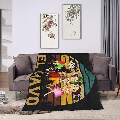 Miniatura 8 de Manta El Chavo Anime Del Ocho manta de franela para sofá, dormitorio, decoración del hogar, 50 x 40 pulgadas