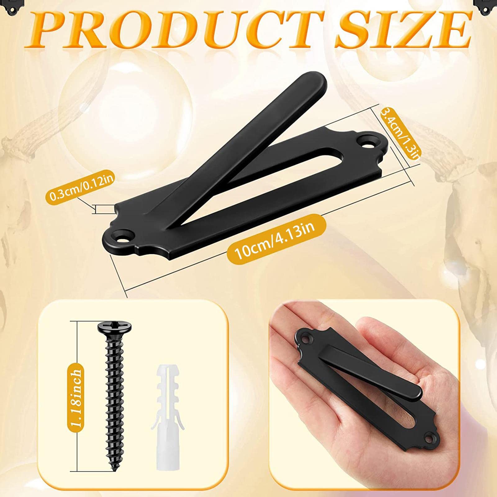 Soporte de pared para cráneo para cabeza de ciervo, soporte de pared para cráneo exterior, 12 piezas, para ciervo, alce, mula, antílope, coyote