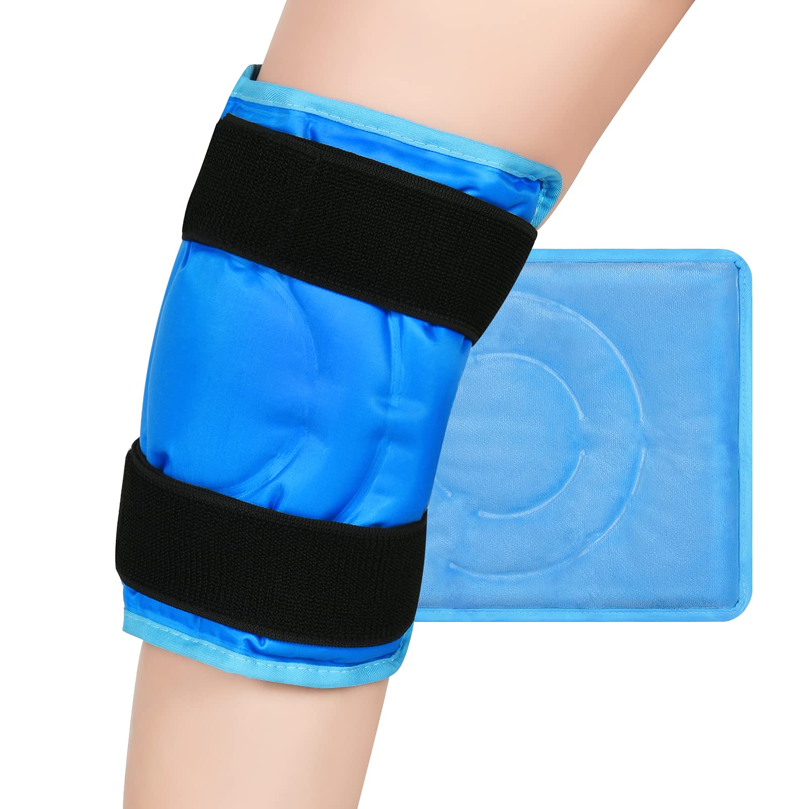 Buy Knee Ice Pack for Injuries, Gel Cold Pack Knee Wrap with Cold