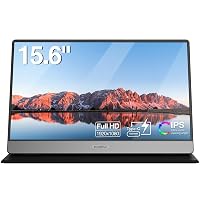 KOORUI Monitor Portatile 15,6 Pollici Schermo Portatile, 1080P FHD IPS con HDMI/Type