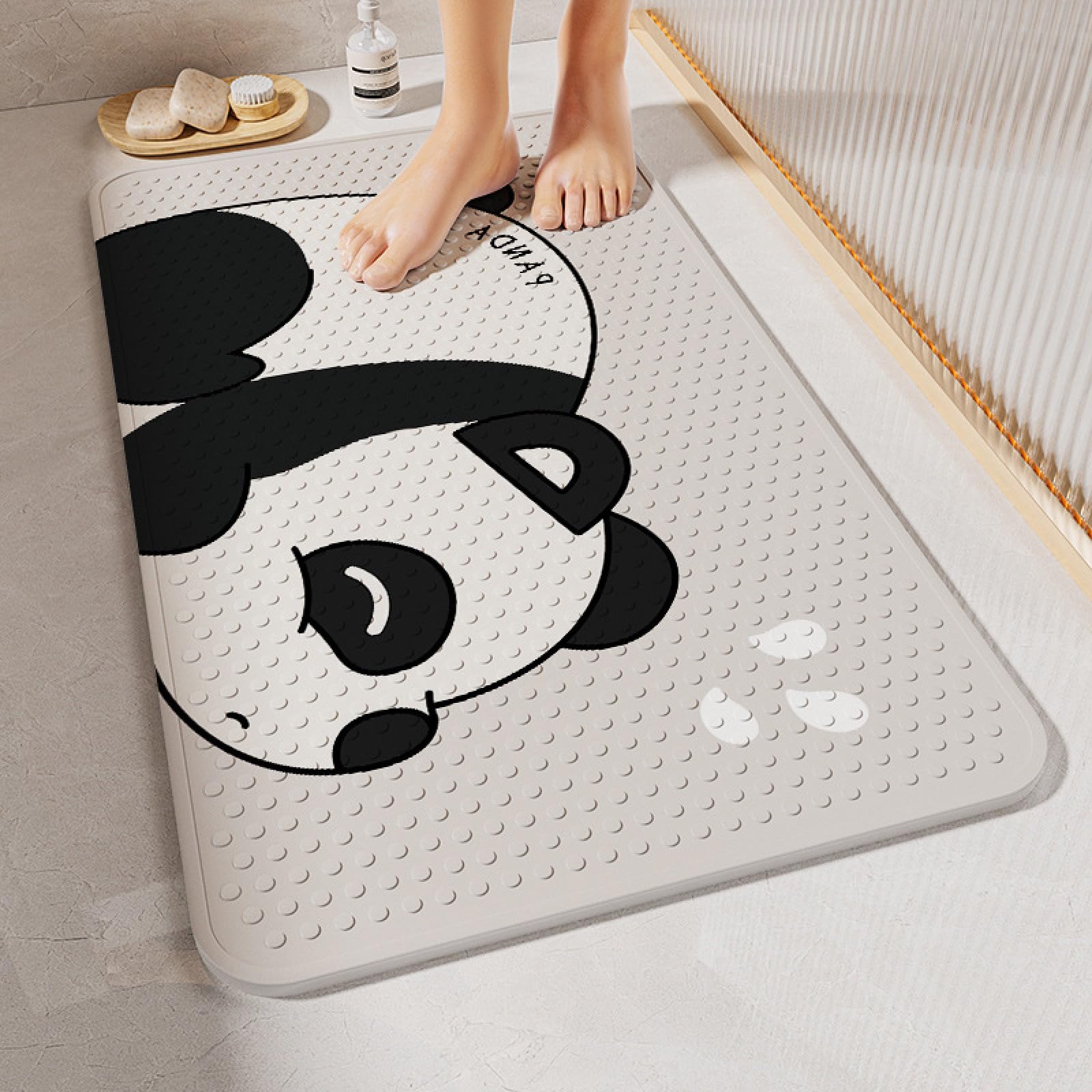 Tappeto Antiscivolo Doccia 60X90Cm Animali Dei Cartoni Animati Tappetino Bagno,Antiscivolo Per Tappeti Vasca,Per Tappeti Lavabile In Lavatrice,Resistente Materiale Pvc Con Ventose