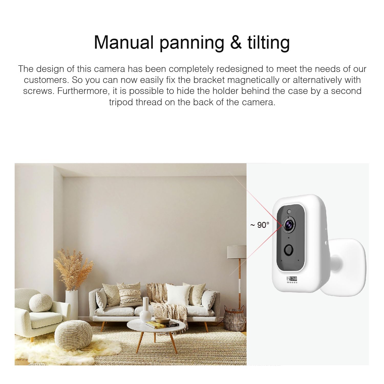 INSTAR IN-8401 2K + biała – LAN/WLAN kamera monitorująca z KI (AI) – kamera IP – WPA3-2,4 i 5 GHz WiFi – 2-drożne audio – PIR – czujnik ciepła – widoczność w nocy – niewidoczne diody LED 940 nm –